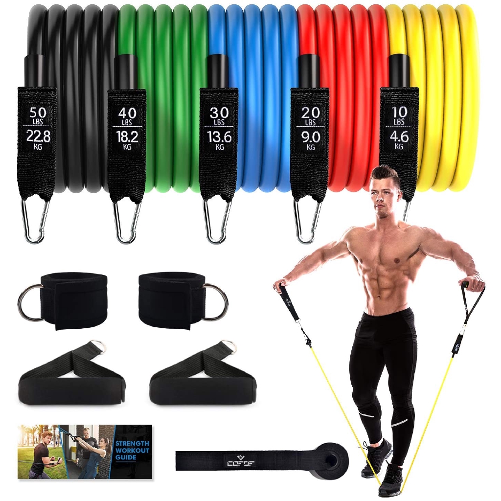 Resistance Bands 11 Pcs Resistance Bands Set for Resistance Training