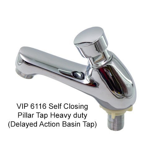 [ 1 UNIT ] VIP 6116 Self Closing Pillar Tap Heavy duty (Delayed Action