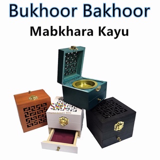 ✨SWL✨MABKHARA /MURAH Bukhoor /Mabkhara Murah/Bakhoor Burner /Mabkhara set Incense Burner Arab  Mabkhara Kayu