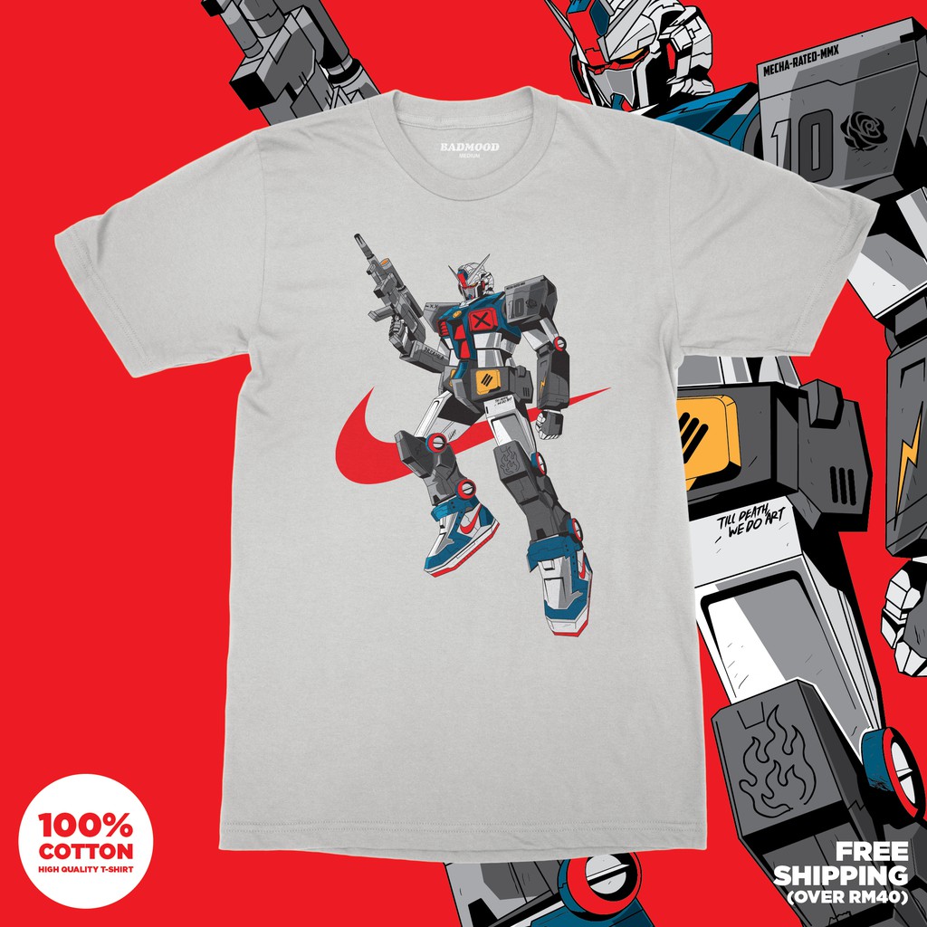 gundam nike shirt