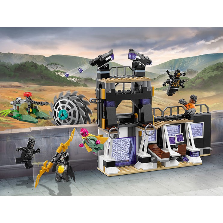 lego wakanda wall