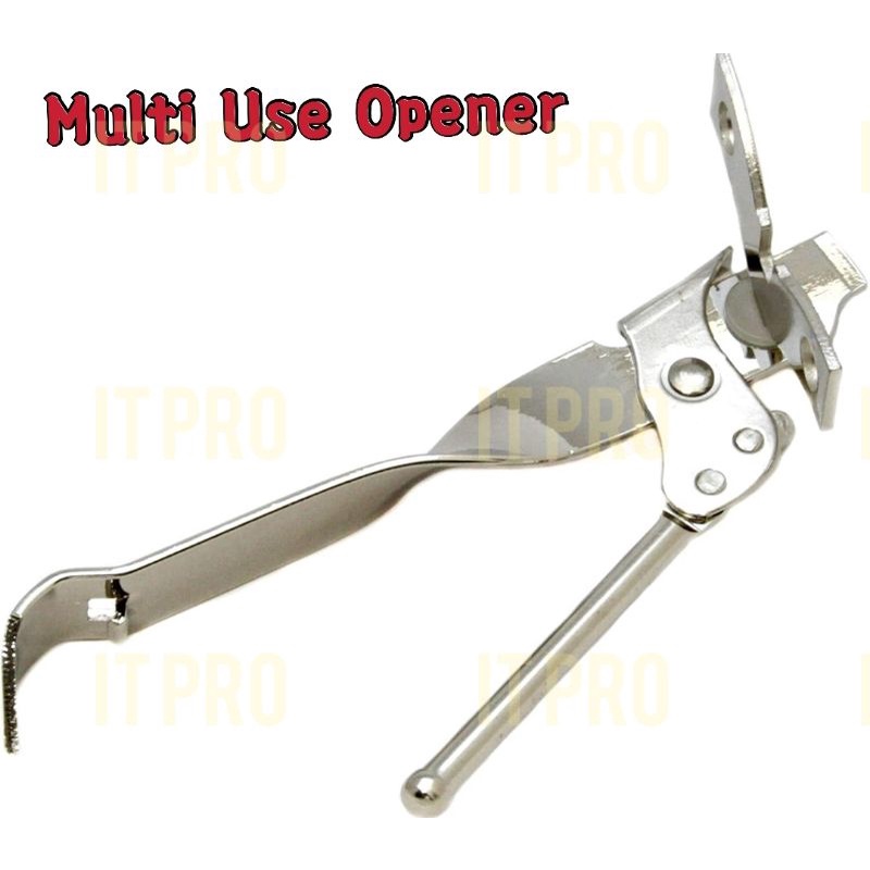 PRO🏠Can Opener/ Pembuka Tin/ Manual Can Opener / Bottle Opener / Multi Function Opener / Pembuka Tin Jar Bottle