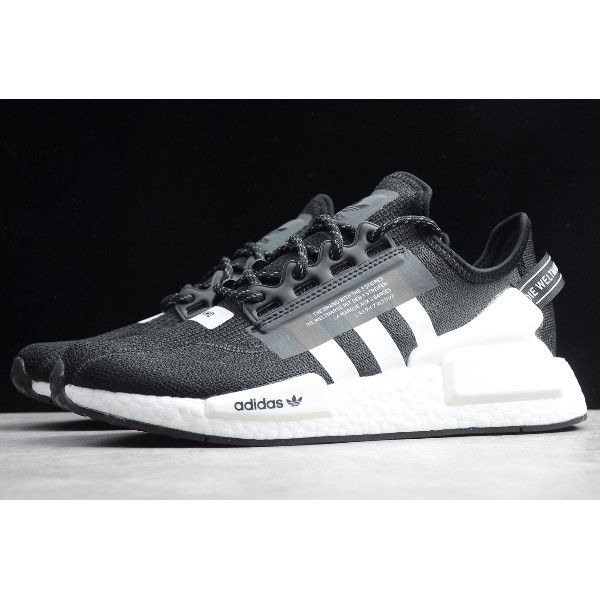 nmd v2 black and white