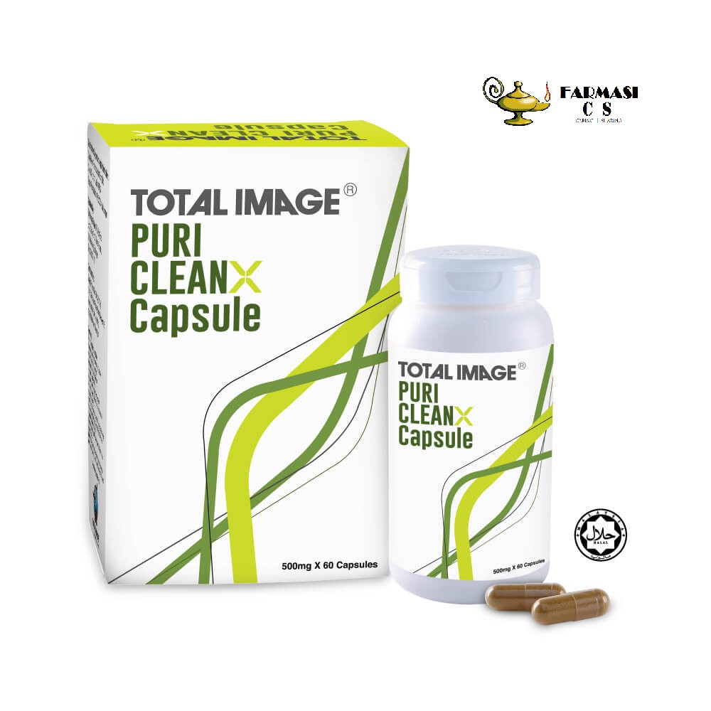 Total Image Puri Cleanx Capsule 500mg 60s Exp07/2025 Puri Clean