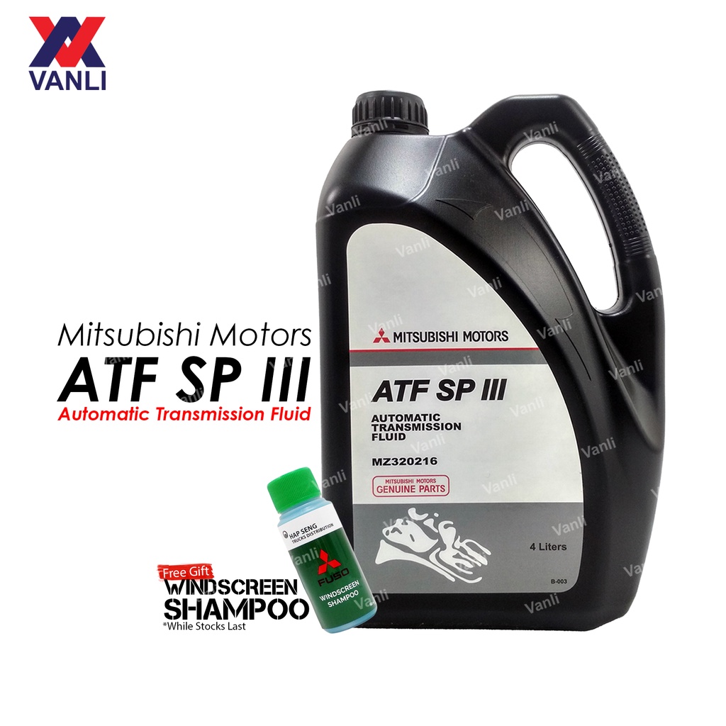 Mitsubishi Automatic Transmission Fluid ATF SP-III 4 Liters (Plastic ...