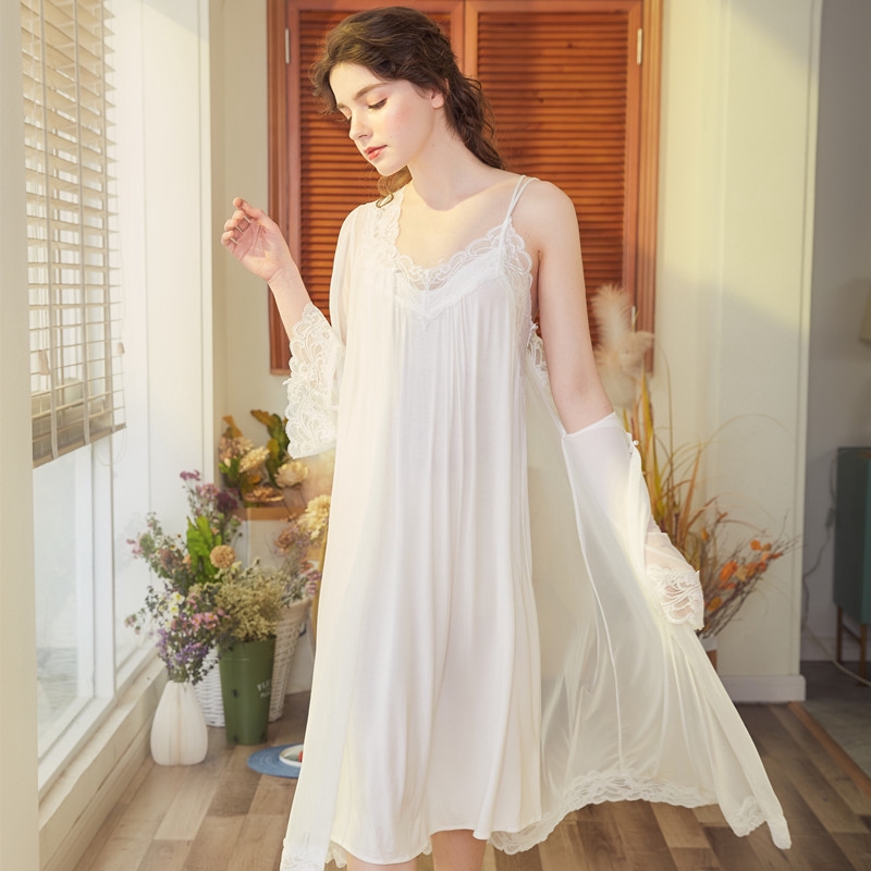 white nightgown dress