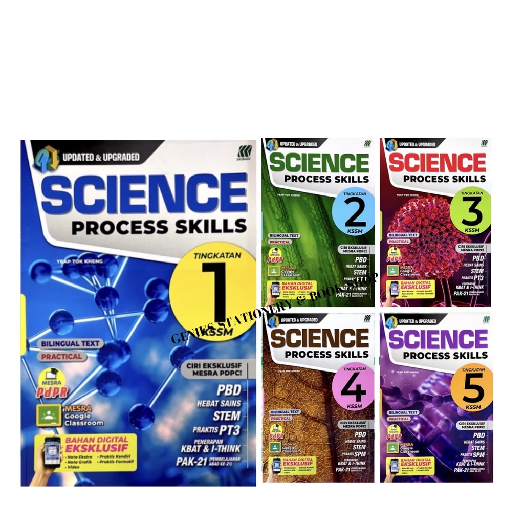 Buy Science Process Skills/Amali Sains Tingkatan 1  5 KSSM (Bilingual