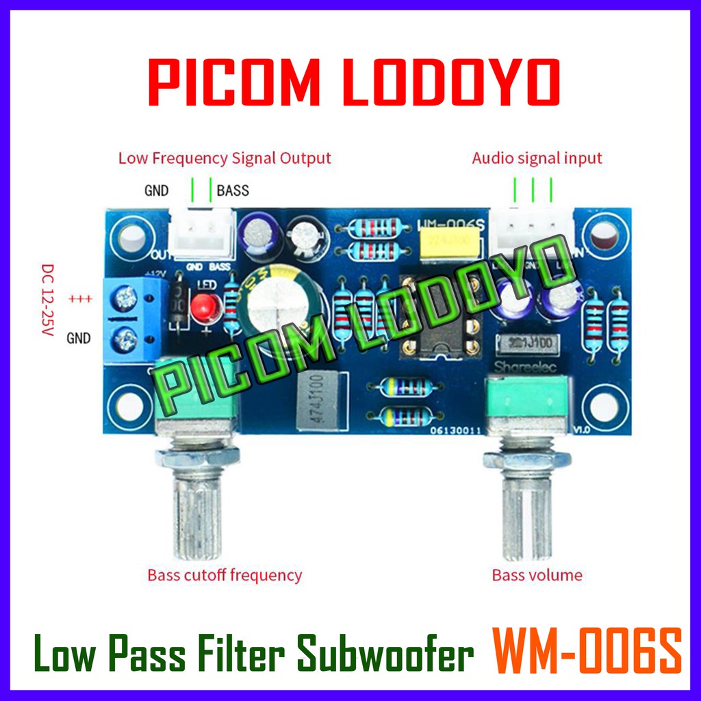 subwoofer low pass filter
