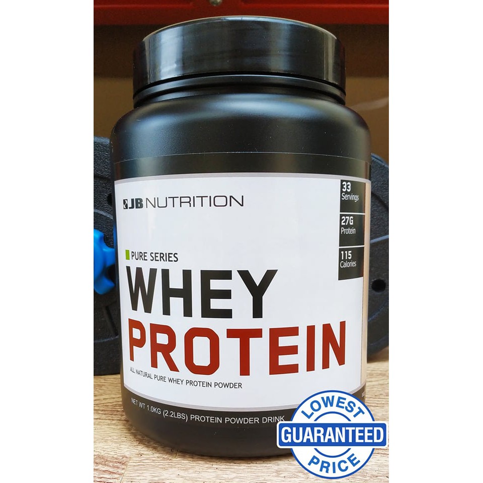 Jb Nutrition 100 Pure Whey Protein 27g Protein 1kg Shopee Malaysia