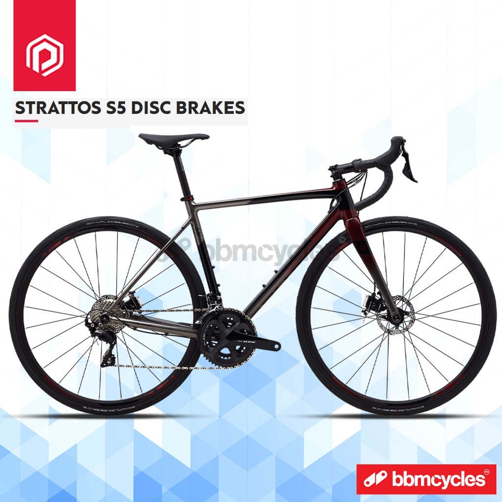 polygon strattos s5 disc road bike