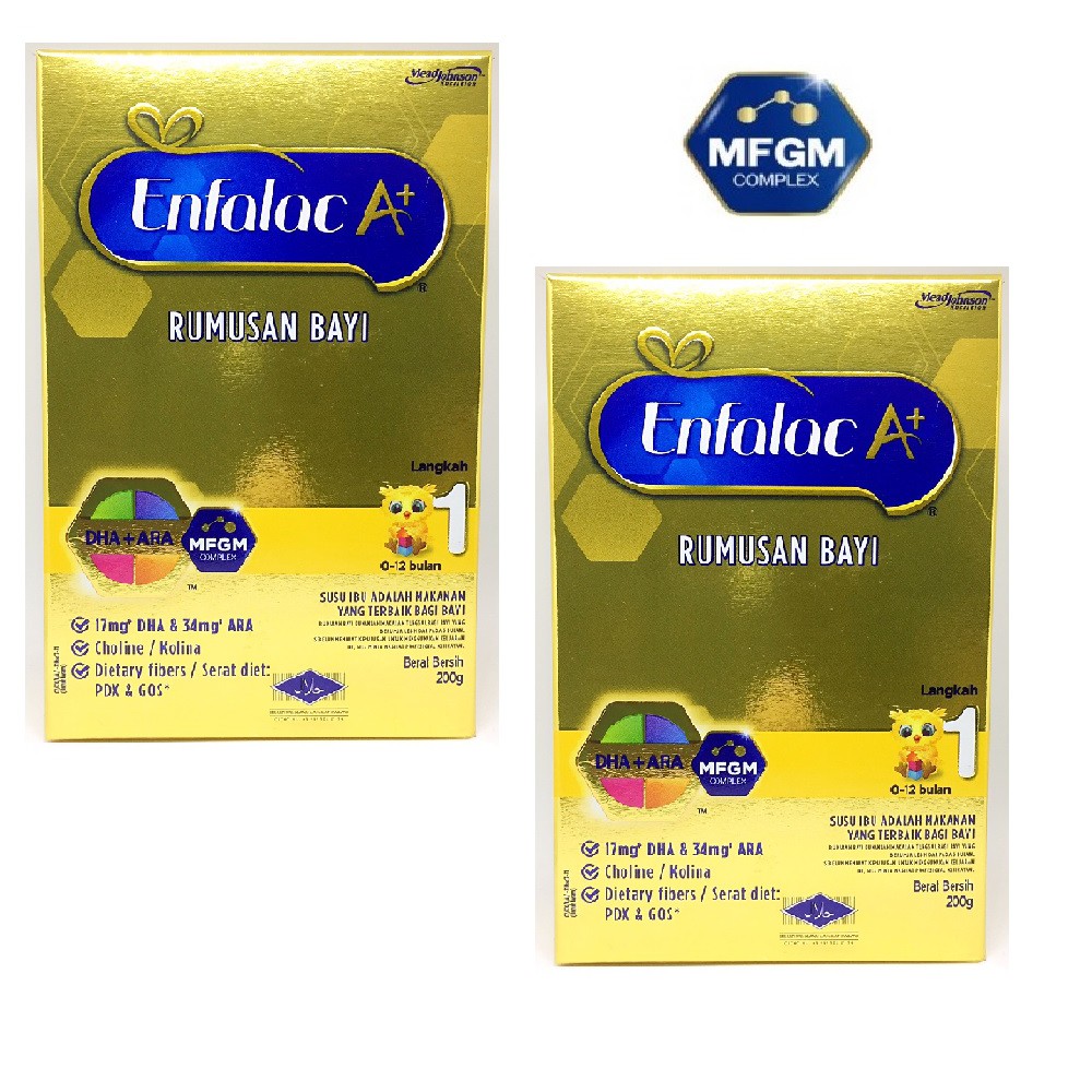 BEST BUY for 2🔥】 Enfalac A+ Step 1 (0-12 months) 2 x 200g ...