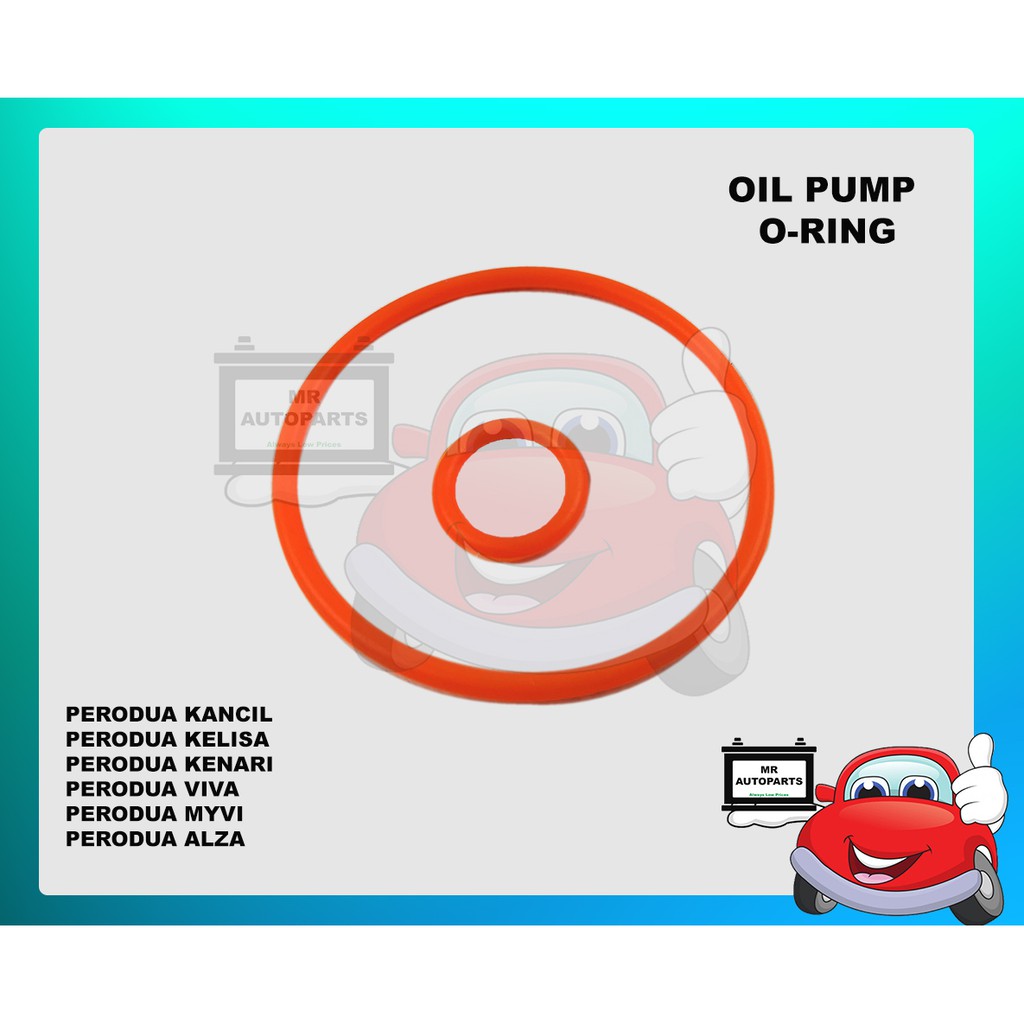Perodua Kancil, Kelisa, Kenari, Viva, Myvi, Alza Oil Pump ORing