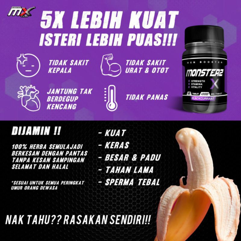 Buy Monsterz X Tahan Lama Herba Asli Lulus Kkm Ubat Kuat Lelaki Seetracker Malaysia