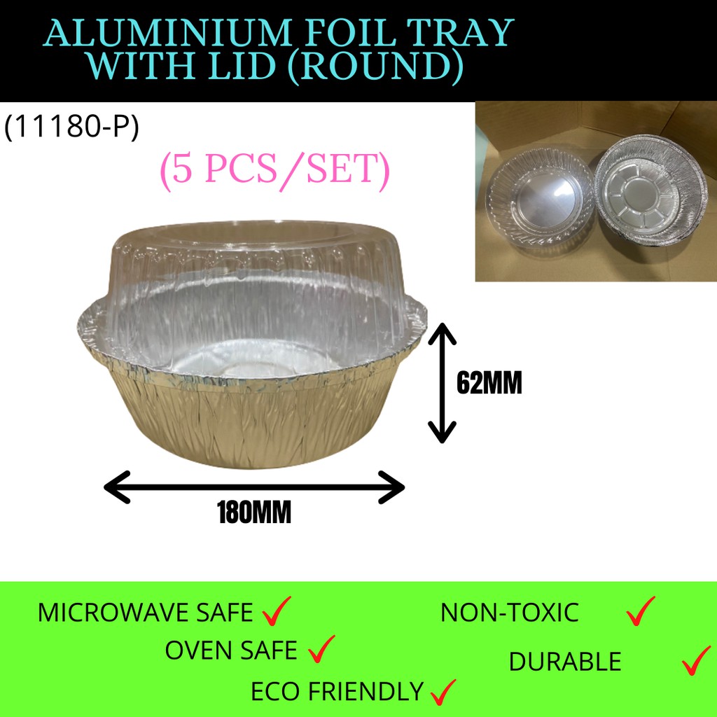 aluminium-foil-tray-with-lid-l-size-round-5pcs-code-11180-p