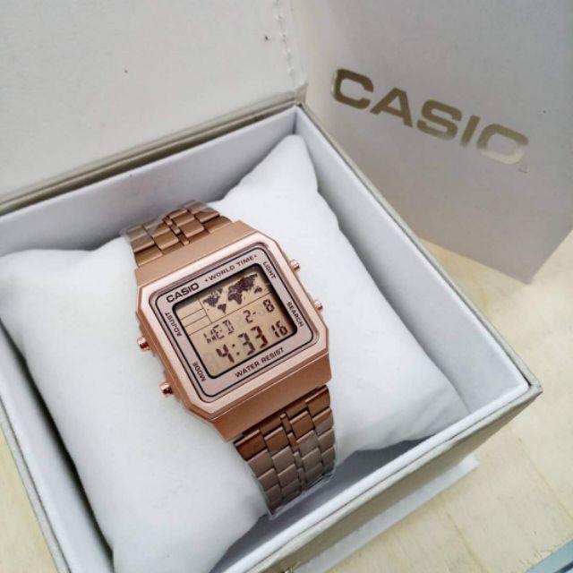 casio a500wa gold