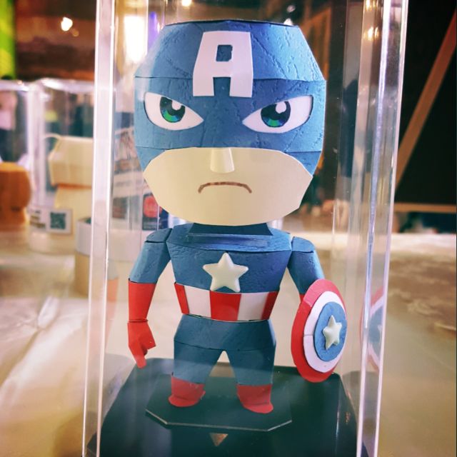 papercraft action figure