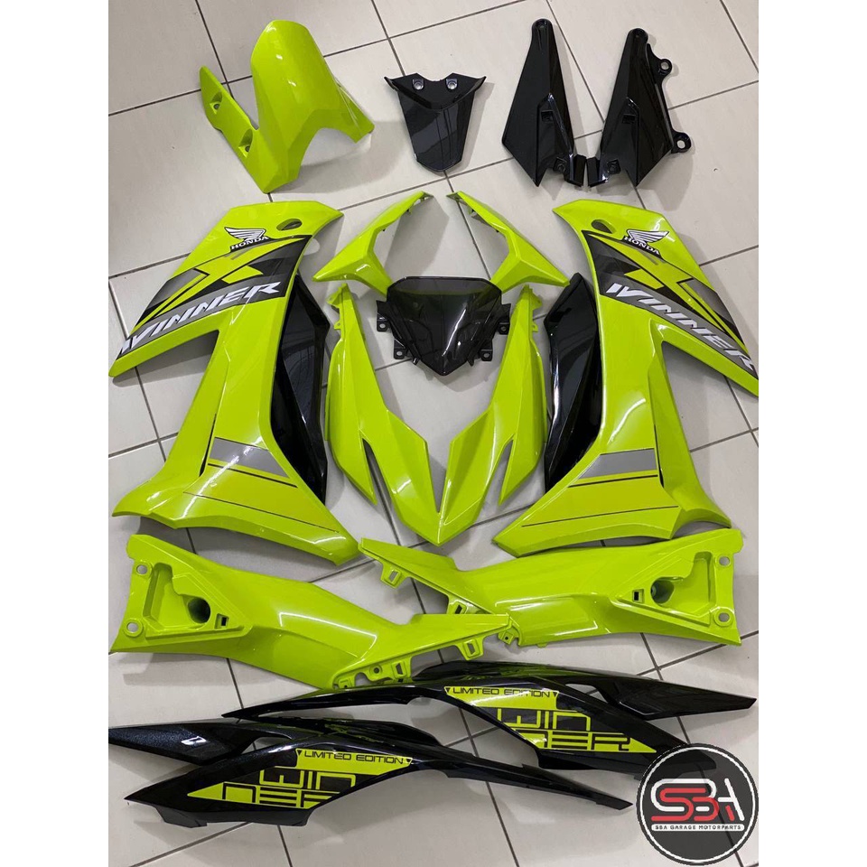 HONDA RSX RS-X 150 RSX150 COVERSET DOCTOR WINNER GREEN 009 COLOR SIAP ...