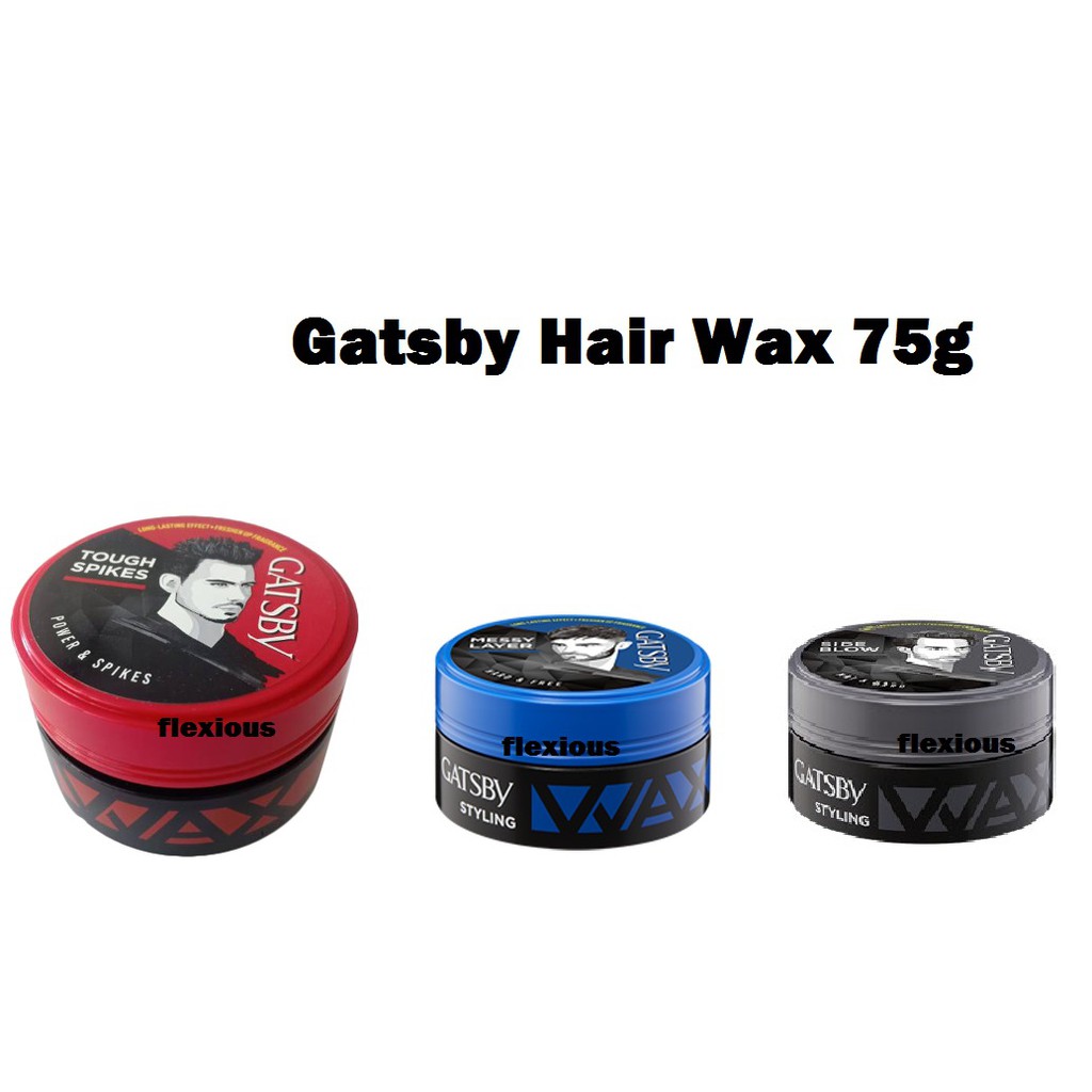 Gatsby Hair Wax 75g(Messy Layer / Tough Spikes /Side Blow ) | Shopee  Malaysia