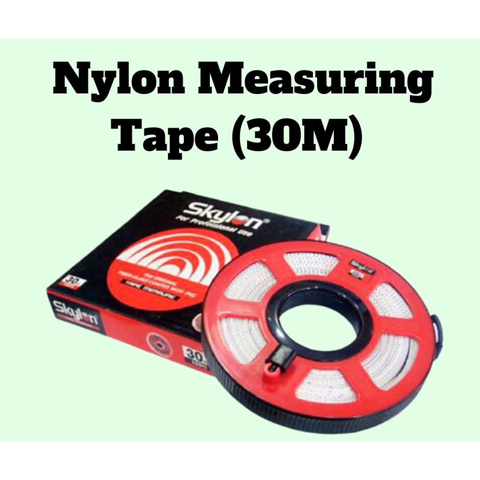 SKYLON 30M/50M Nylon Measuring Tape Round Fibre Glass Measure Tape