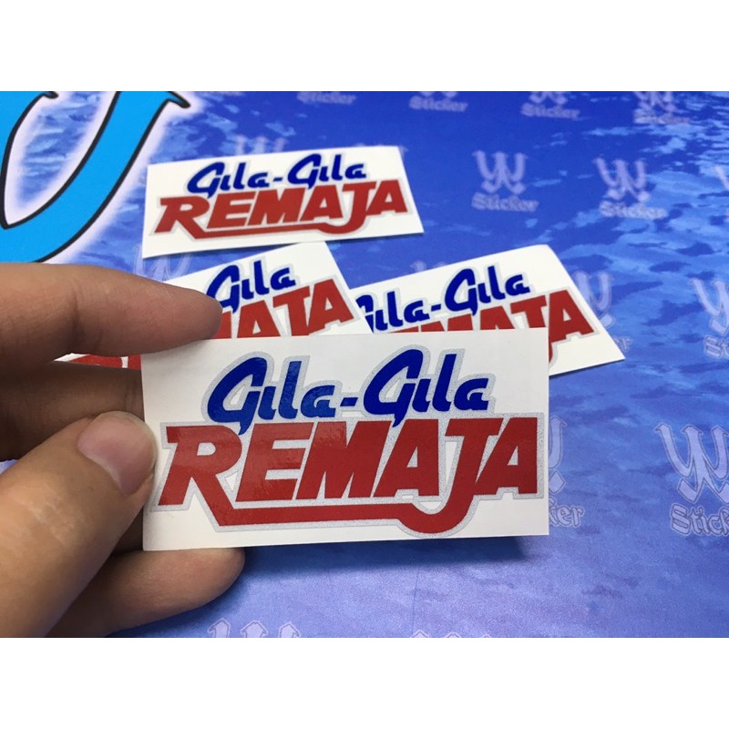 Sticker Gila Gila Remaja Shopee Malaysia