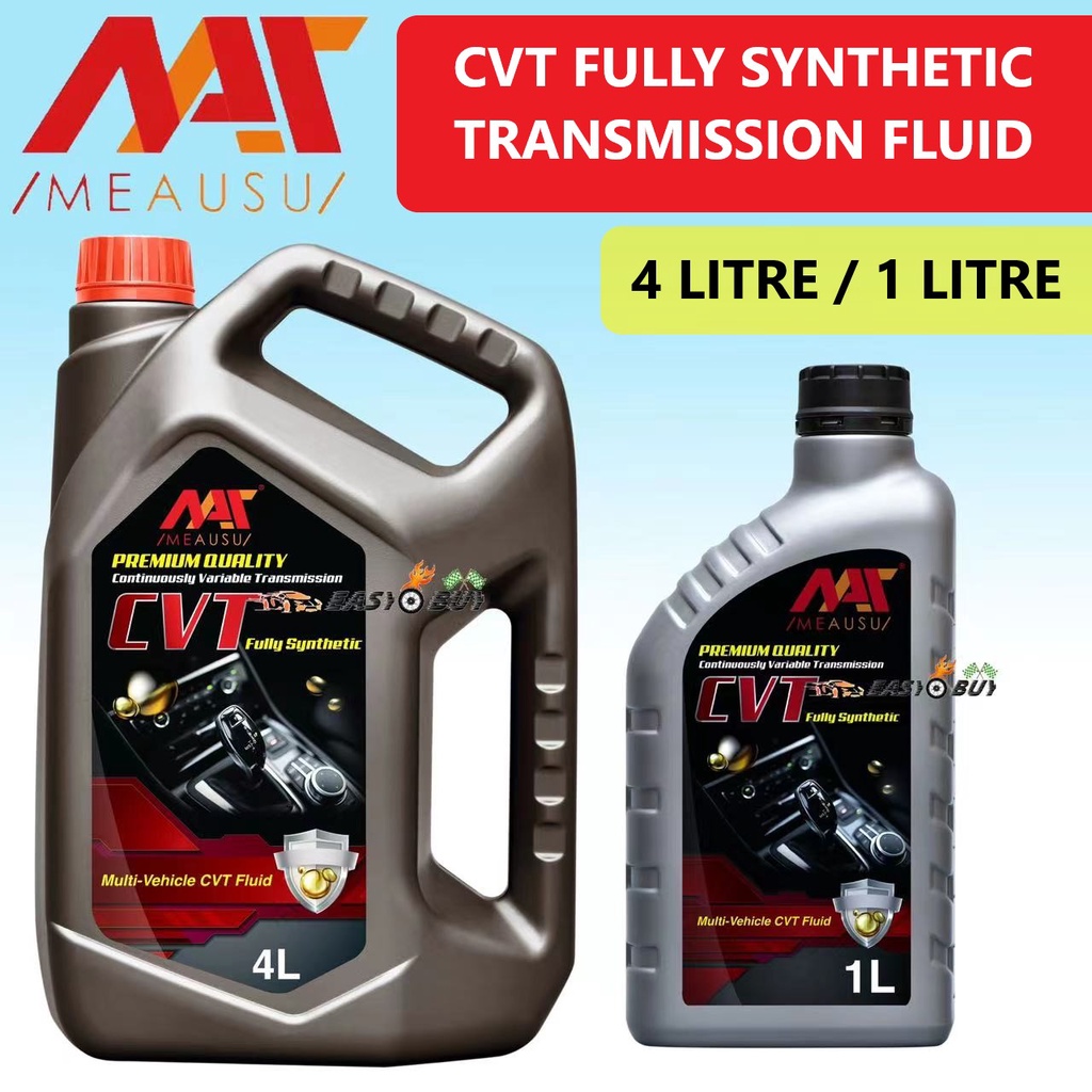 MEAUSU CVT AUTO TRANSMISSION OIL FLUID FULLY SYNTHETIC 4 / 1 LITRE USE
