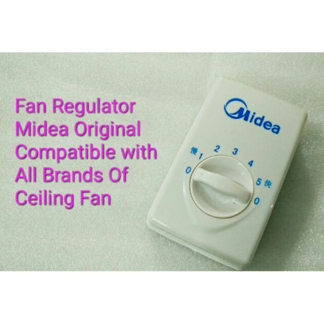 Midea 5 Speed Fan Regulator Fan Controller Shopee Malaysia