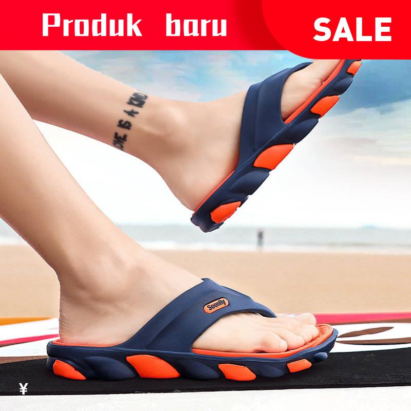 Ready Stock Selipar Lelaki Sandal Lelaki Fipper Slipper Men Kanak Kanak Lelaki Keperibadian Musim Panas Flip Flop Papan Penyepit Pelajar Murid Sekolah Menengah Pakaian Luar Urut Orang Sosial Semangat Lelaki Pasang Surut