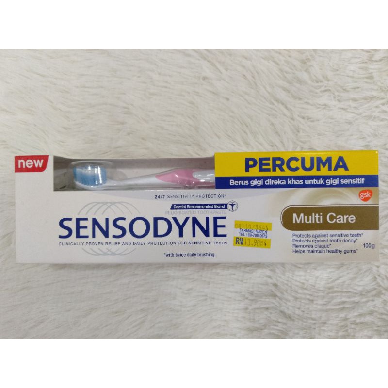 Buy Sensodyne Multi Care 100g Free Toothbrush Seetracker Malaysia