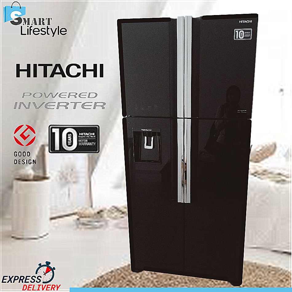 HITACHI Big French 4 Door 540L Refridgerator RW720P7M Shopee Malaysia