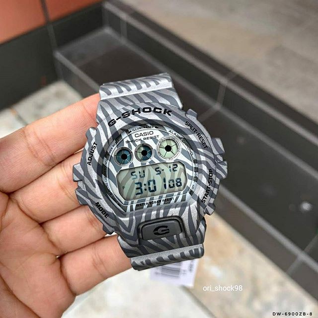 オンラインショップ CASIO G-SHOCK 腕時計 DW 6900 ZB ゼブラ kids