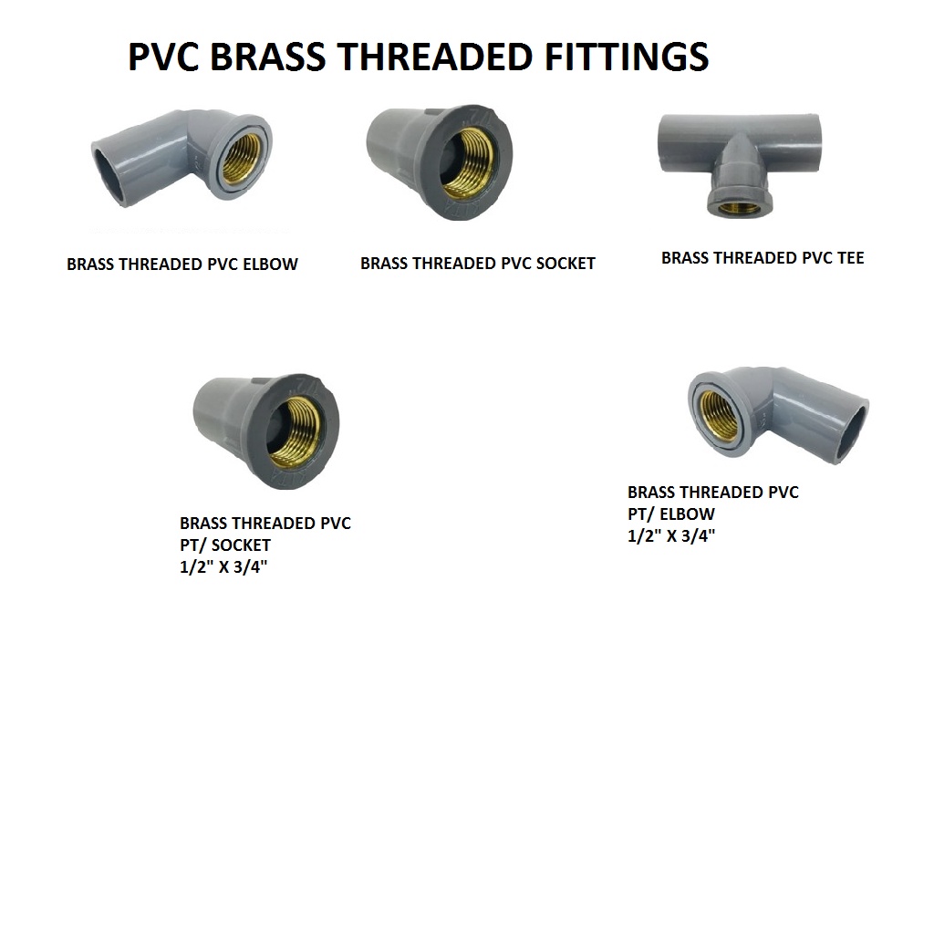 PVC BRASS THREADED FITTING/ BRASS / PIPE FITTING / REDUCING FITTING