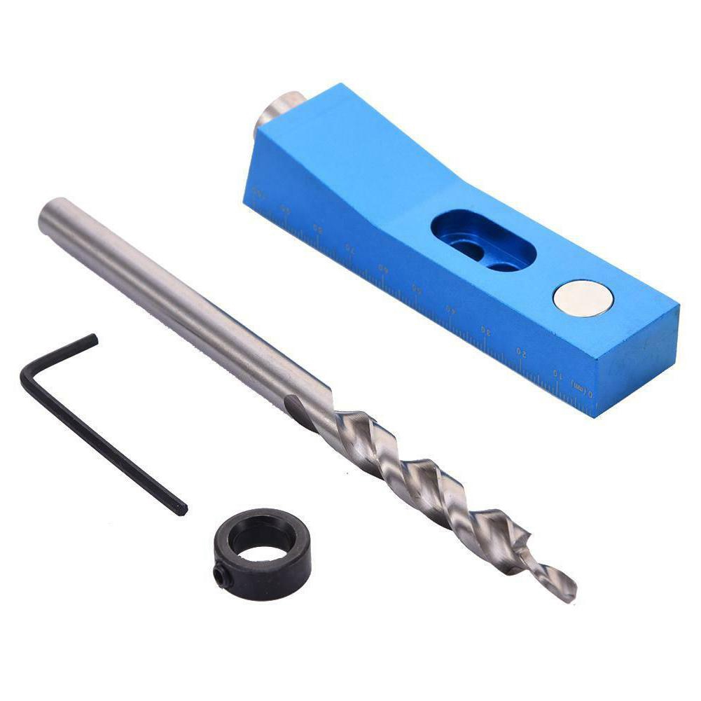 Hole Punch Jig Tool Drill Guide Sleeve for Cabinet Hardware Wood Drilling L/&6