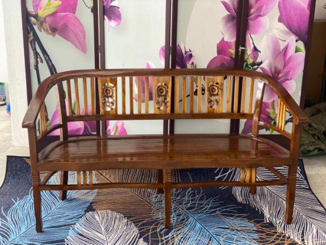 Kerusi Kayu Jati 3 2 Meja Home Furniture Others On Carousell
