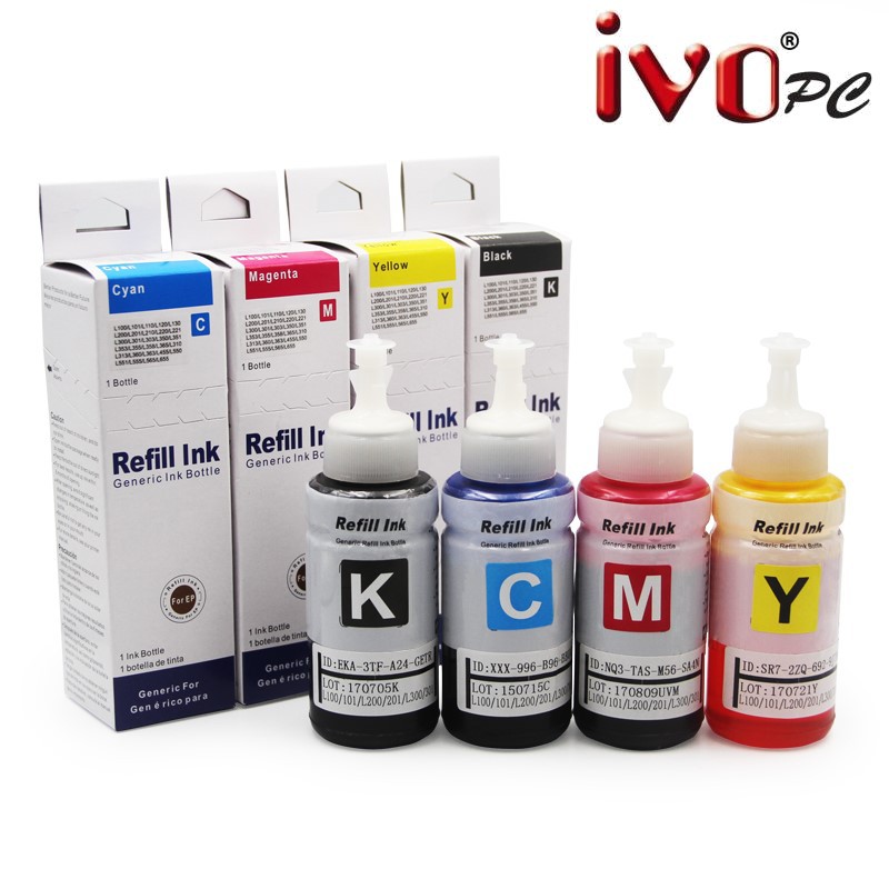 PREMIUM QUALITY INK REFILL COMPATIBLE EPSON T664 L SERIES FOR L120/L210 ...