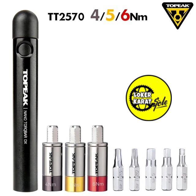 topeak nano torqbar dx torque wrench set