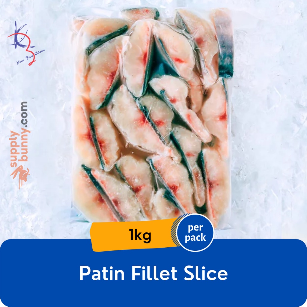 Patin Sliced Cut 1kg (sold per pack) 巴丁鱼片 Kaizer Frozen Seafood Ikan Patin