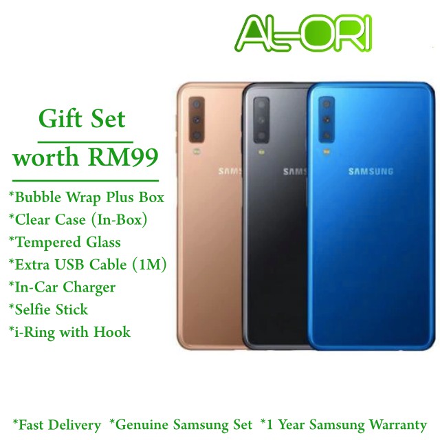 Samsung Galaxy A7 2018 Sm A750 Samsung Malaysia Warranty With Gift Shopee Malaysia