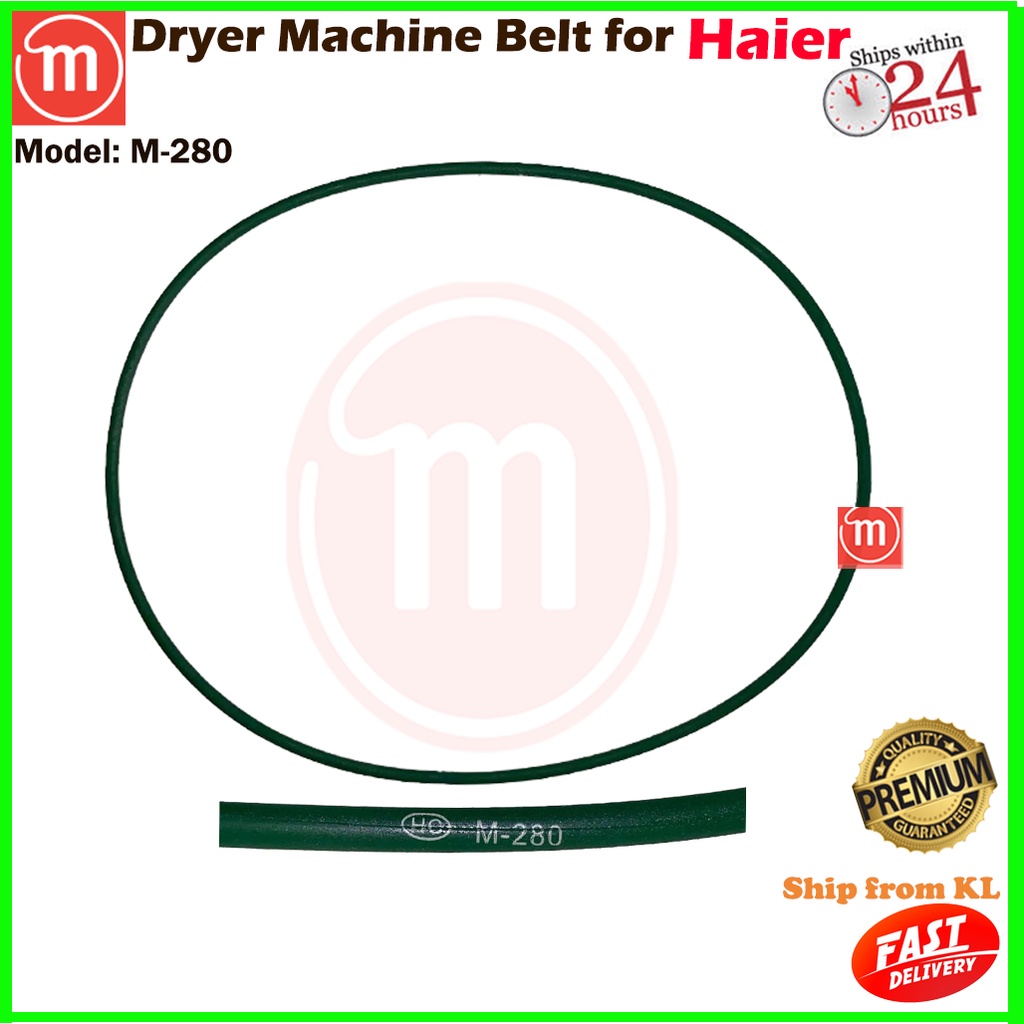 Universal Dryers Washing Machine Rubber Belt Green 280 / 895mm WBP-M280 Haier