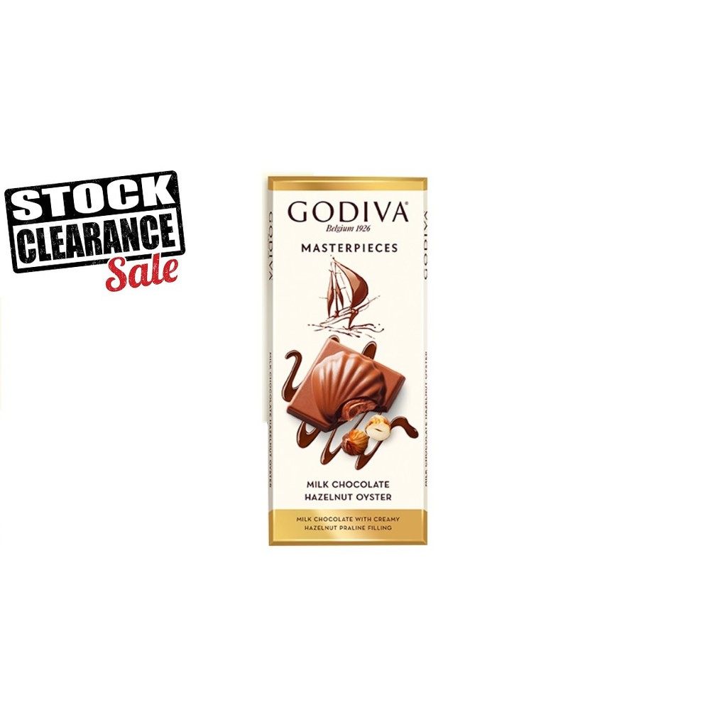 Godiva Belgium 1926 Milk Chocolate Hazelnut Oyster (86g) (Imported from