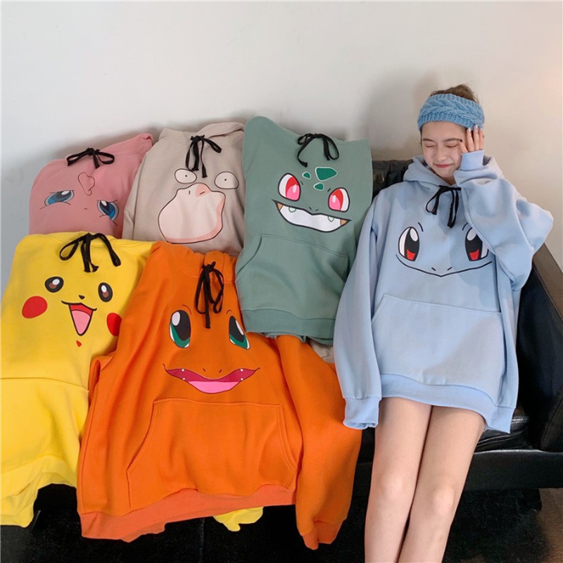 Amine Pokemon Hoodies Women Hip Hop Sweatshirt Girls Harajuku Long Sleeve  Japan Hoodie Streetwear Cute Cartoon Hoodie Men Womens | Shopee Malaysia