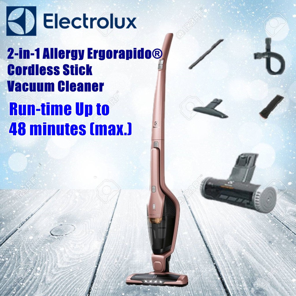 Electrolux Zb3311 Ergorapido Allergy Vaccum Cleaner Titan Blue 18v