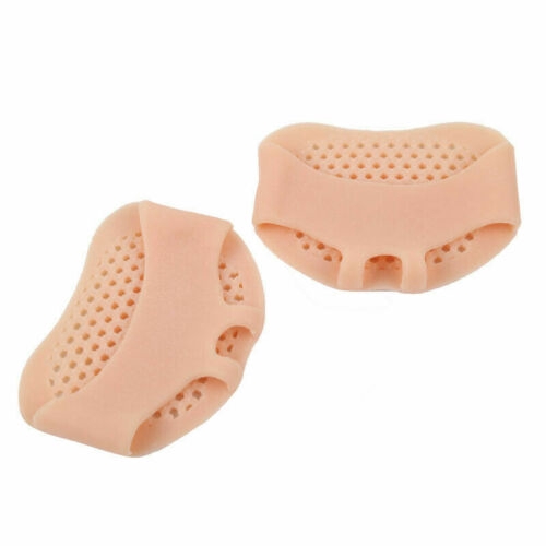 2x Soft Silicone Insoles Forefoot Pads Honeycomb Versatile Reusable Pain Relief