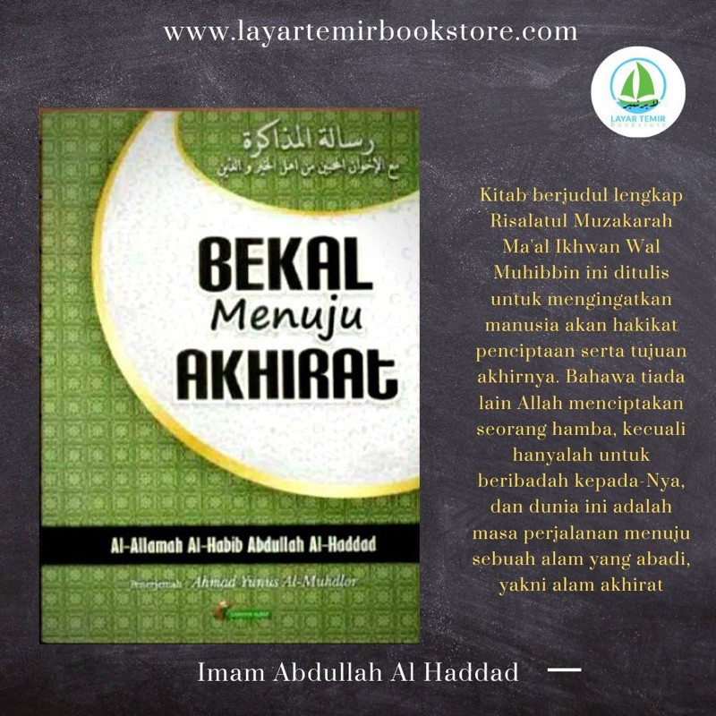 Bekal Menuju Akhirat Karangan Al Imam Al Habib Abdullah Al Haddad ...