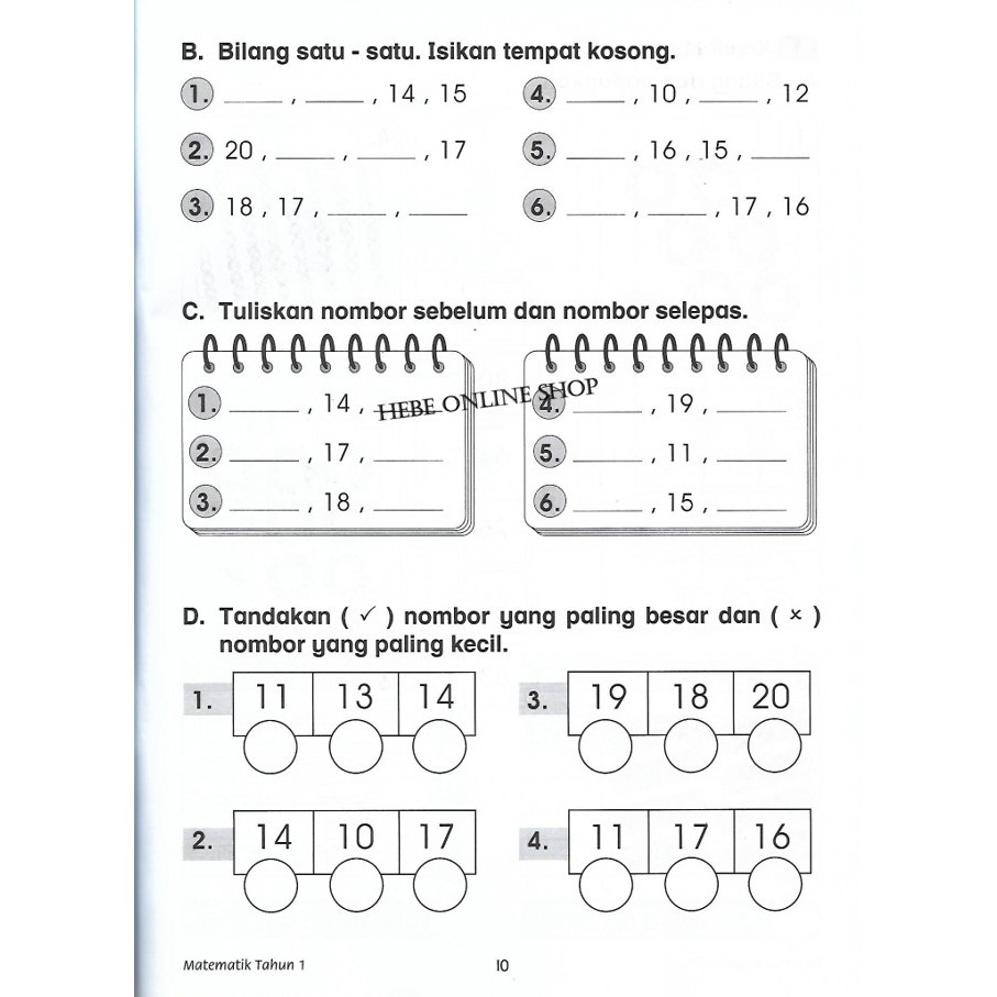 Bahasa Melayu Latihan Matematik Tahun 1 Pdf