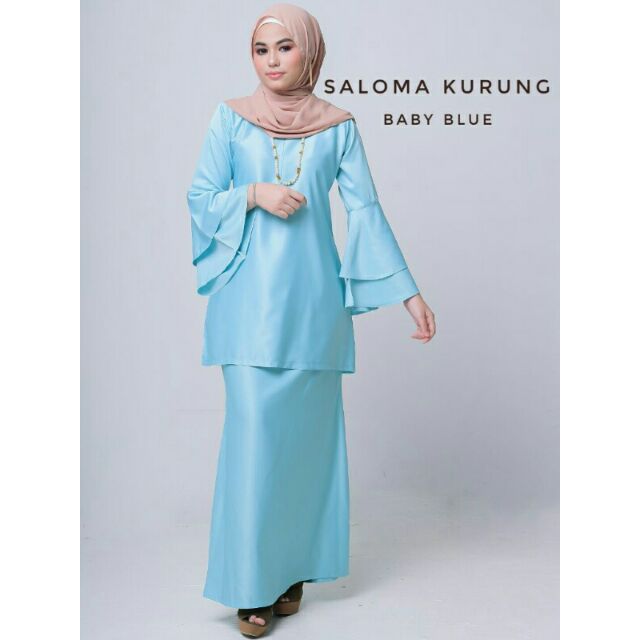 Kurung Moden Saloma Women Clothing Dinner Dress Baju Raya Ready Stock Shopee Malaysia