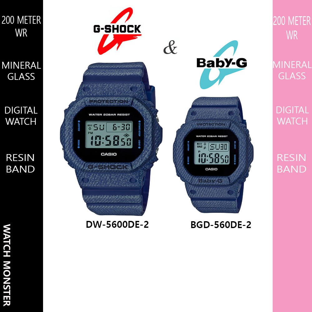 baby g shock digital watch