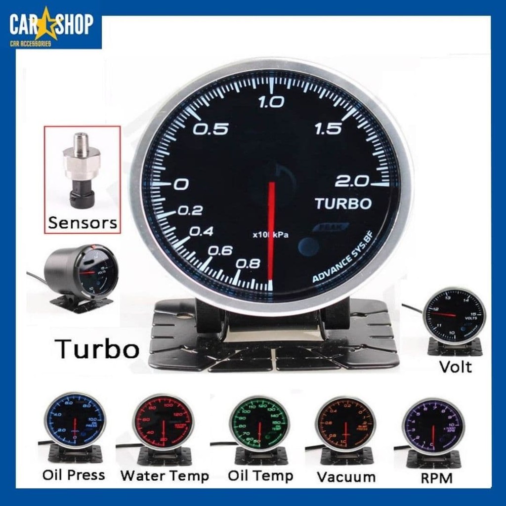 Defi Meter 2.5 Inch Defi BF Oil Temp Boost Volts Vaccum Tachometer Water Temp Oil Press Turbo
