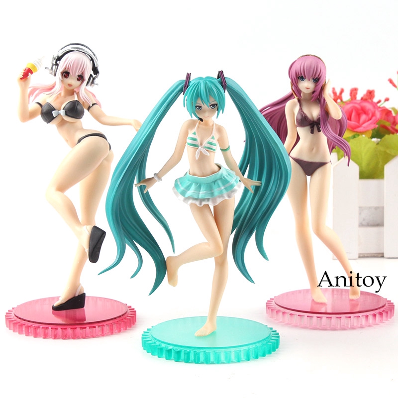 1/12 PVC Figure Anime Toy Gift S-style Hatsune Miku Swimsuit Ver