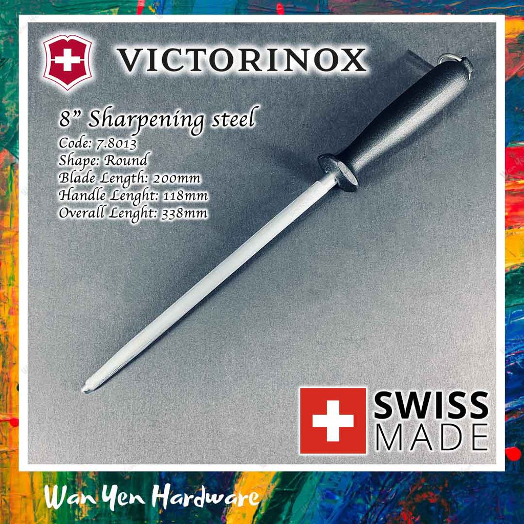 [Swiss Made] 8" Victorinox Sharpening Steel / Sharpener / Honing Rod