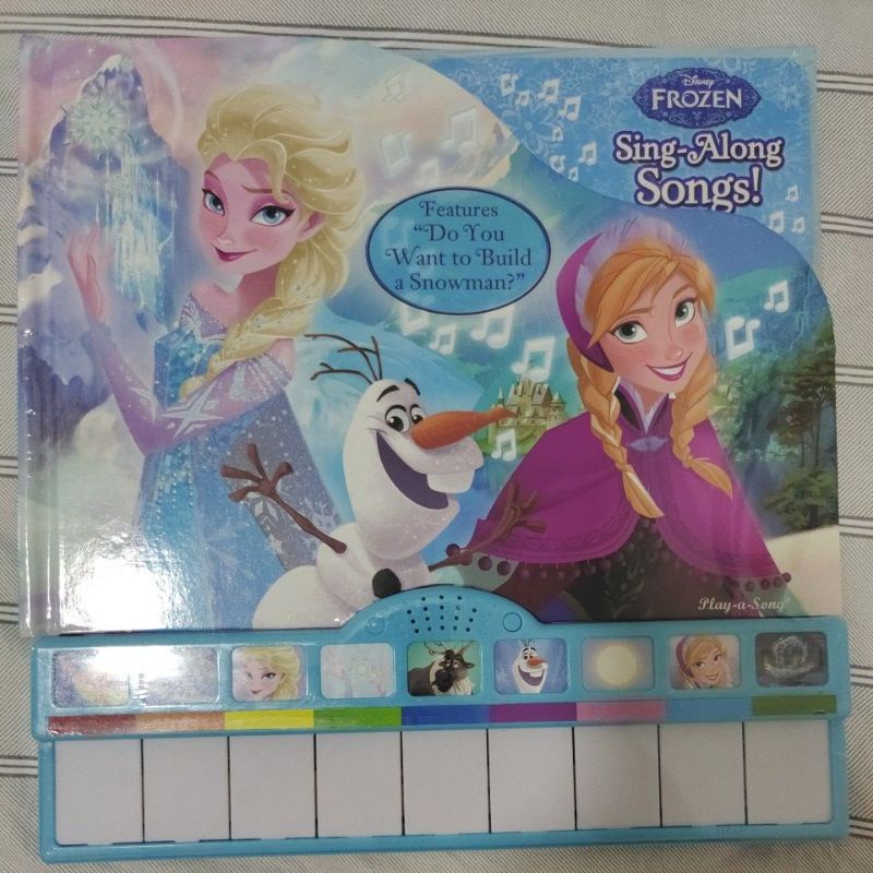 Disney Frozen Sing along Songs Elsa & Anna Piano Book | Shopee Malaysia